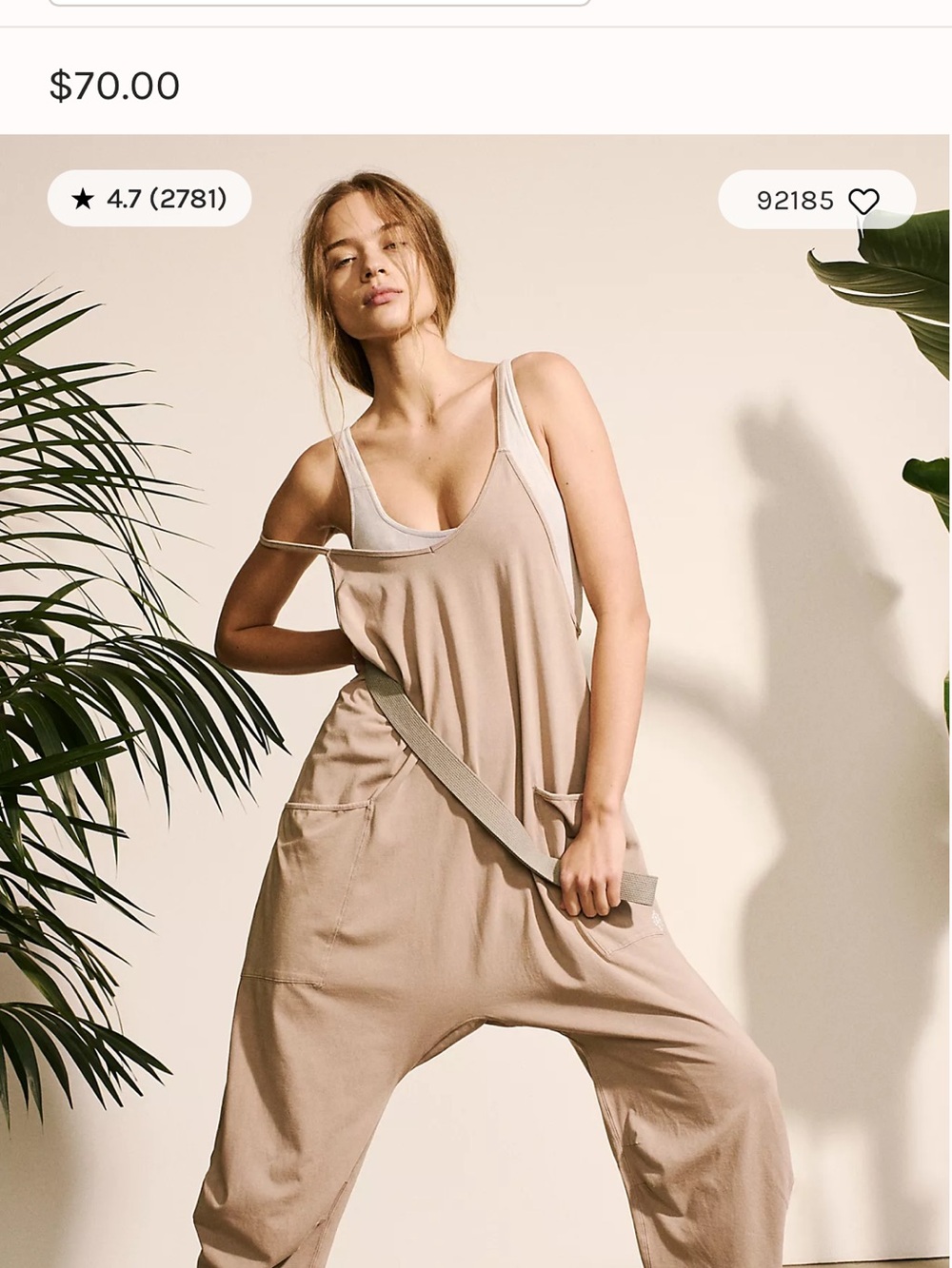Free People Mocha Hot Shot Onsie- NWT - Picture 7 of 9